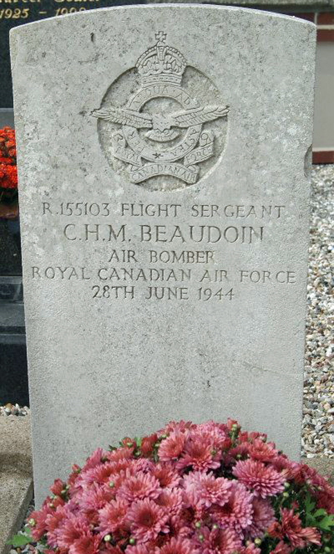 F/Sgt Charles Howard Michael Beaudoin<br/><br /><br />died June 28th, 1944